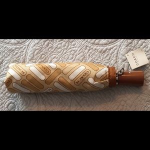 COACH logo umbrella